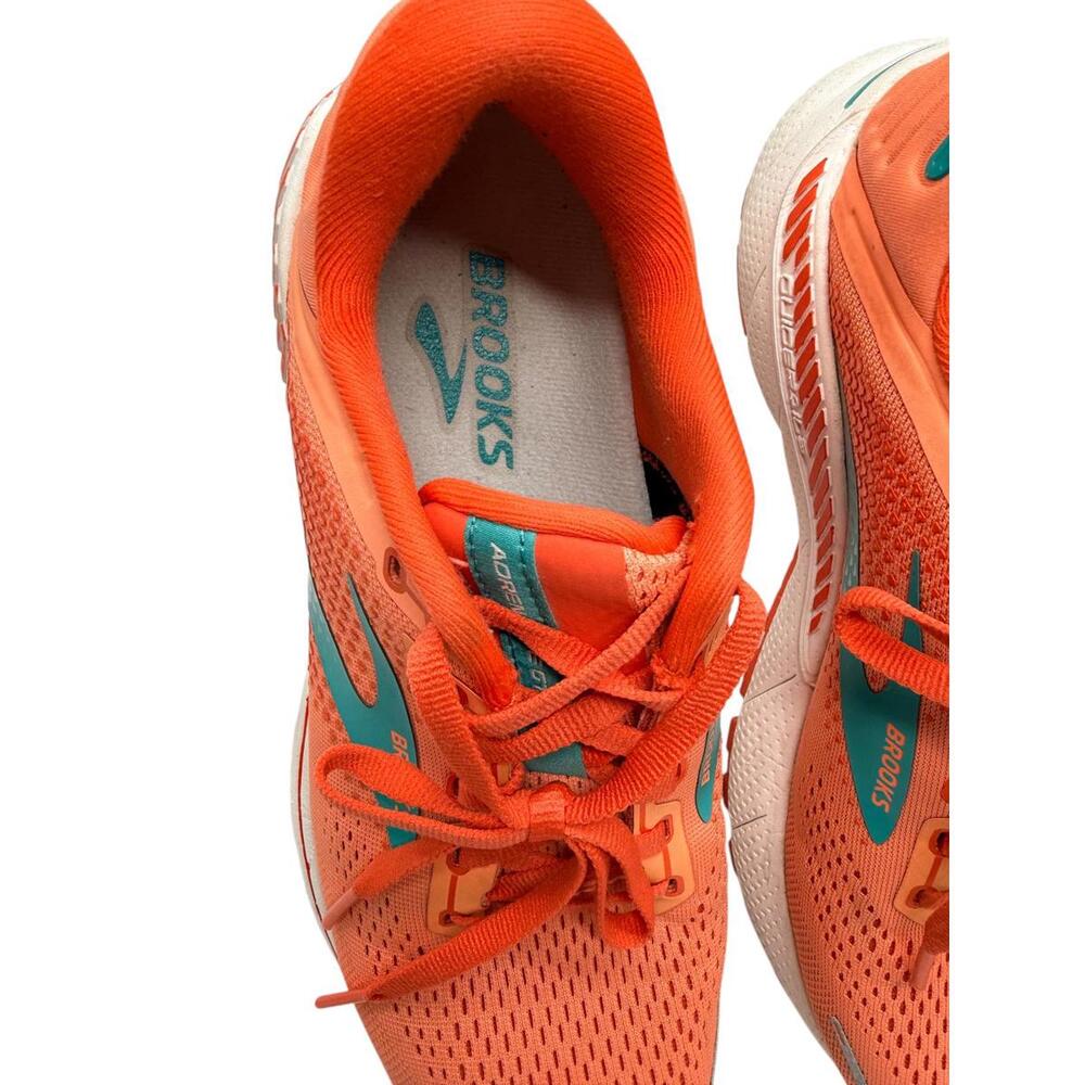 BROOKS Adrenaline GTS 22 Women's Trainers Running Shoes Orange Size 9 - Picture 2 of 15